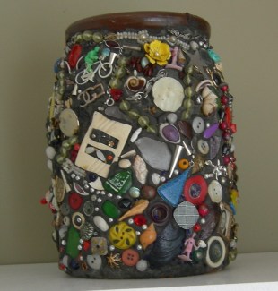 Memory Ware Crock — assemblage by Charly Weir