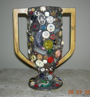Memory Ware Urn — assemblage by Charly Weir
