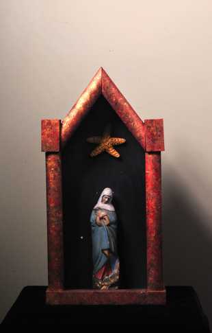 Assemblage work by Charly Weir, Inside the Box series