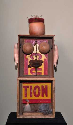 Assemblage work by Charly Weir, Inside the Box series
