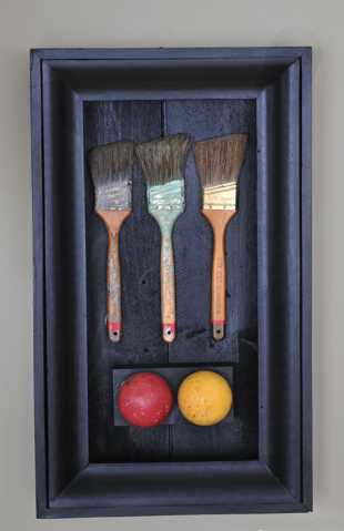 Assemblage work by Charly Weir, Inside the Box series