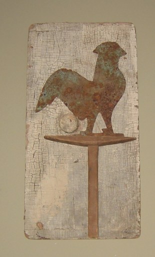 Assemblage work by Charly Weir, Maine Folk Art series