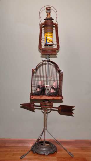 Assemblage work by Charly Weir, Outside the Box series