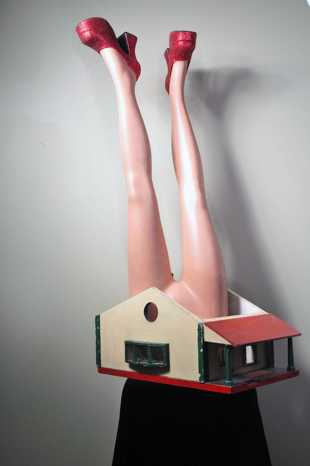 Assemblage work by Charly Weir, Outside the Box series